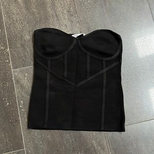Zara knit corset top